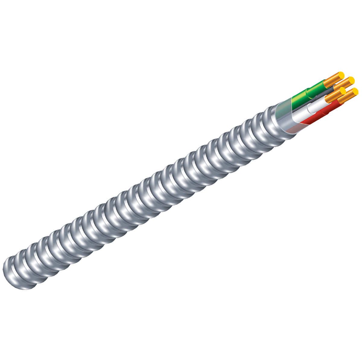 Southwire 250 Ft. 14/2 MC Armored Cable Electrical Wire Image 2