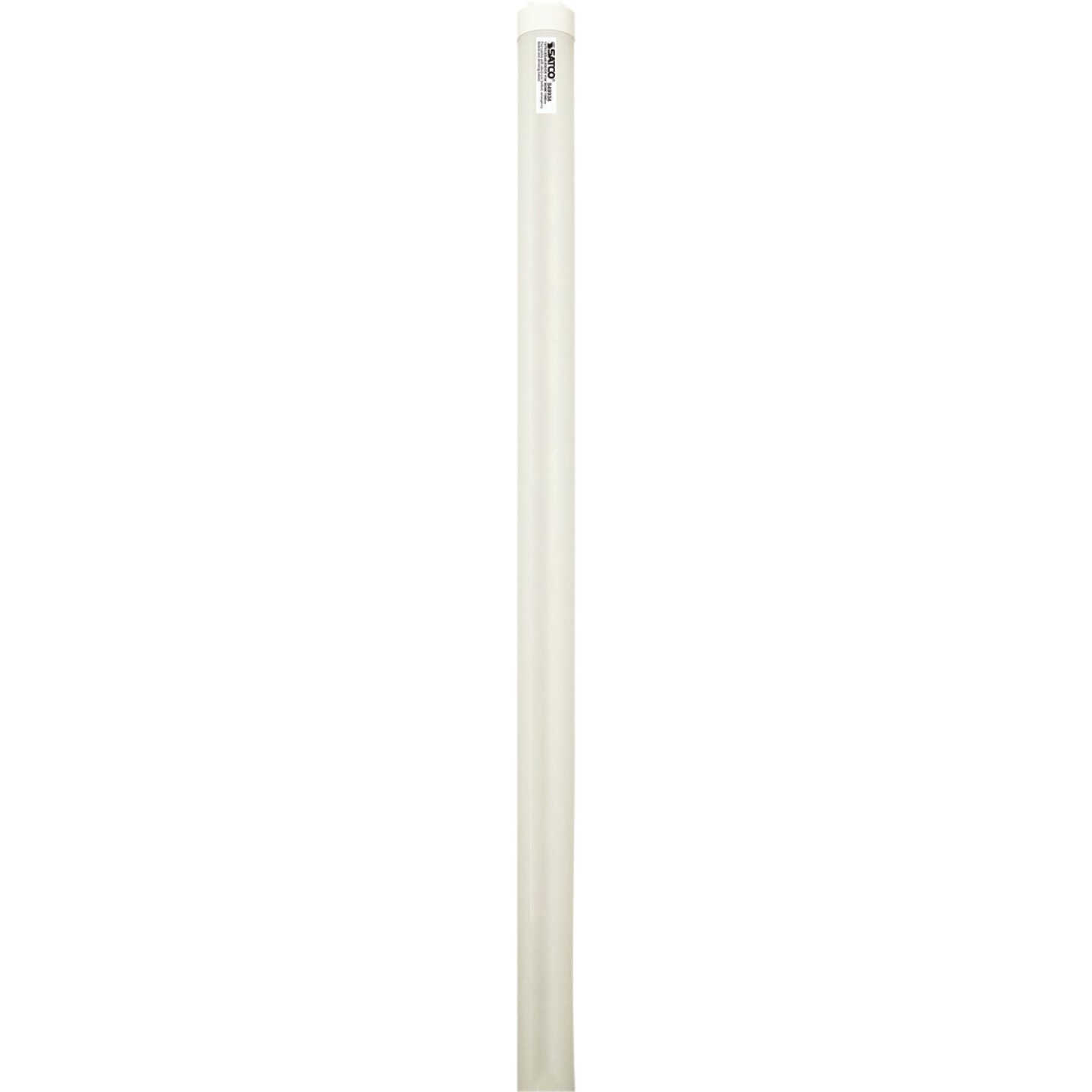Satco 32W Equivalent 48 In. Warm White T8 Medium Bi-Pin LED Tube Light Bulb Image 1