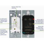 Leviton LED/CFL/Incandescent White Slide Dimmer Image 2