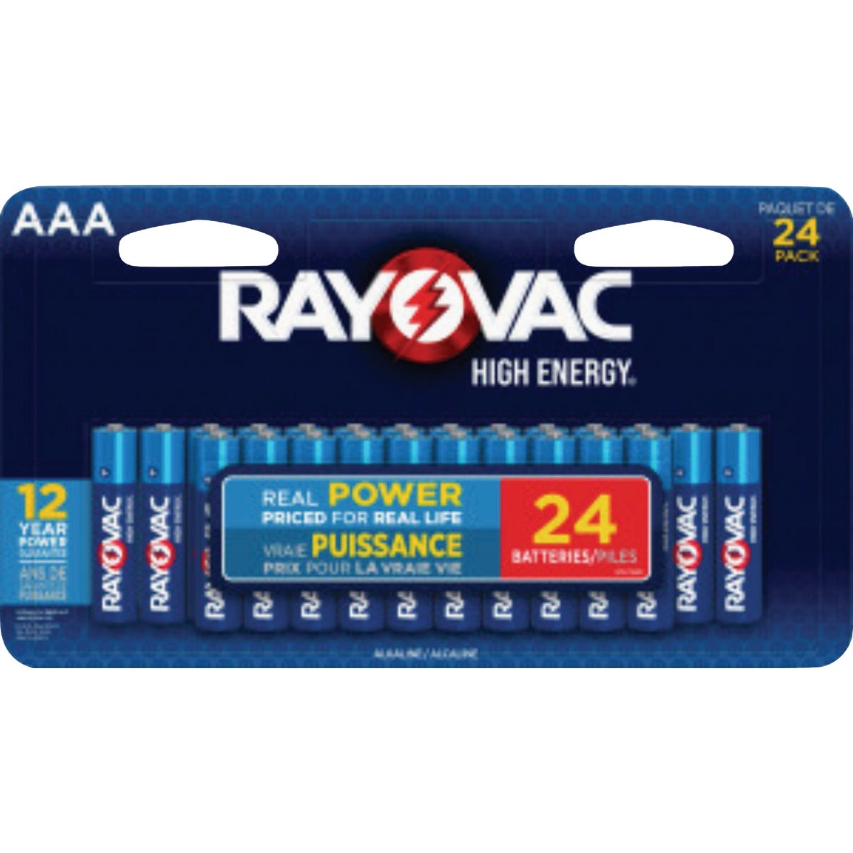 Rayovak AAA Alkaline Battery (24-Pack)