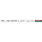 Satco 32W Equivalent 48 In. Cool White T8 Medium Bi-Pin Ballast Bypass DLC Listed LED Tube Light Bulb Image 3