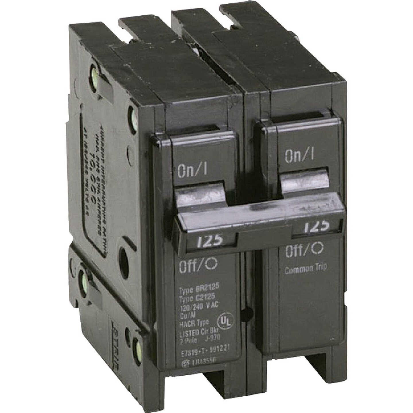 Eaton 125A Double-Pole Interchangeable Circuit Breaker Image 1