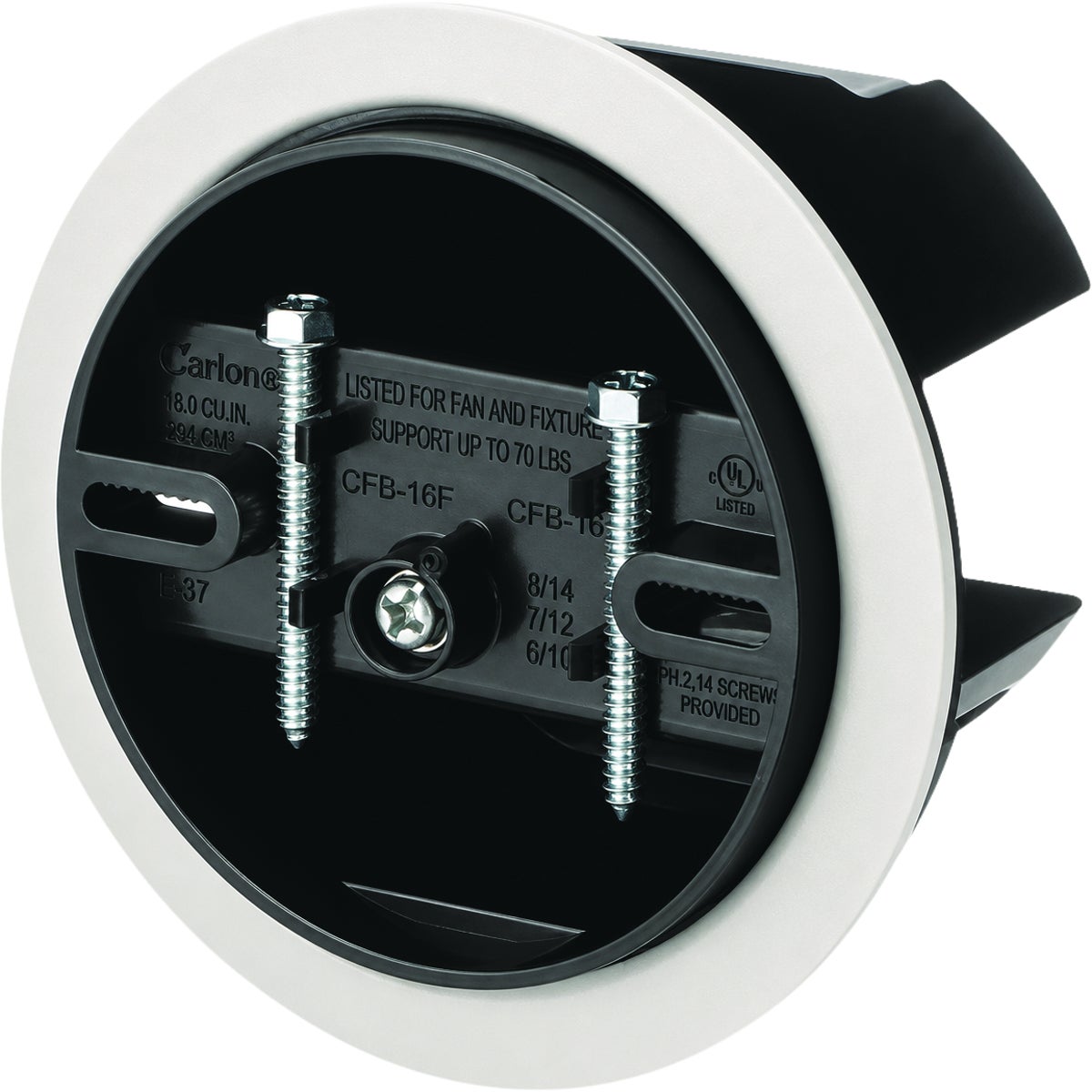 Carlon 16 Cu. In. Ceiling Fan Saddle Box