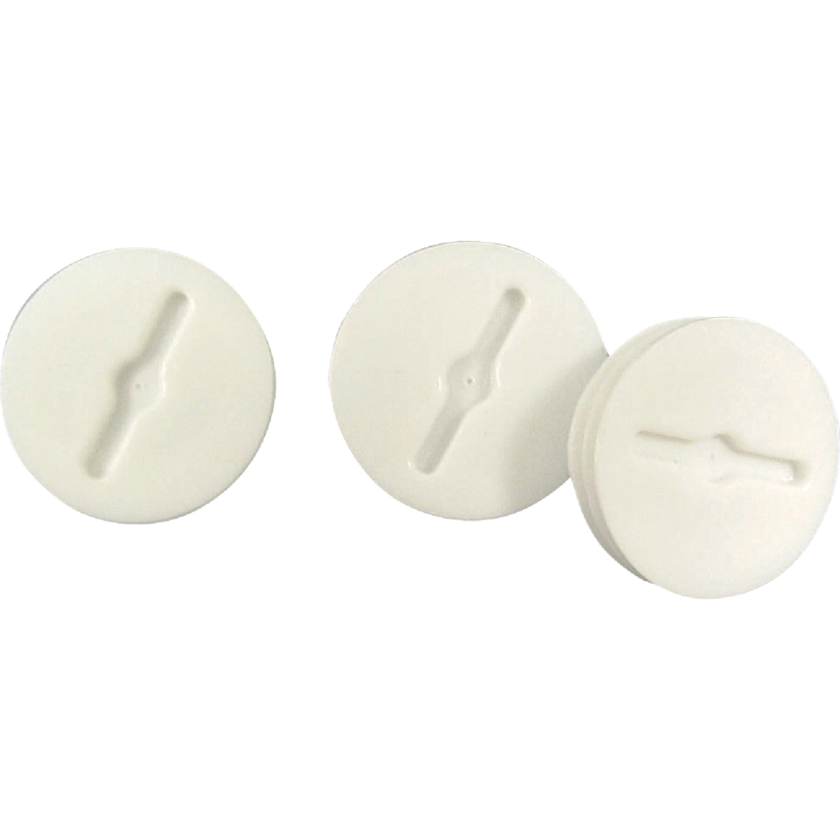 Bell 1/2 In. White Closure Plug (3-Pack) Image 1