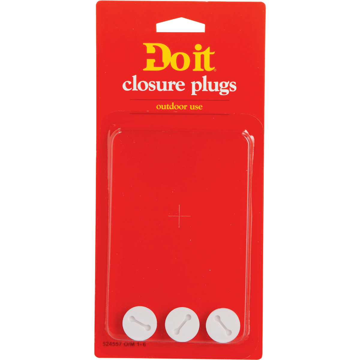 Bell 1/2 In. White Closure Plug (3-Pack) Image 2