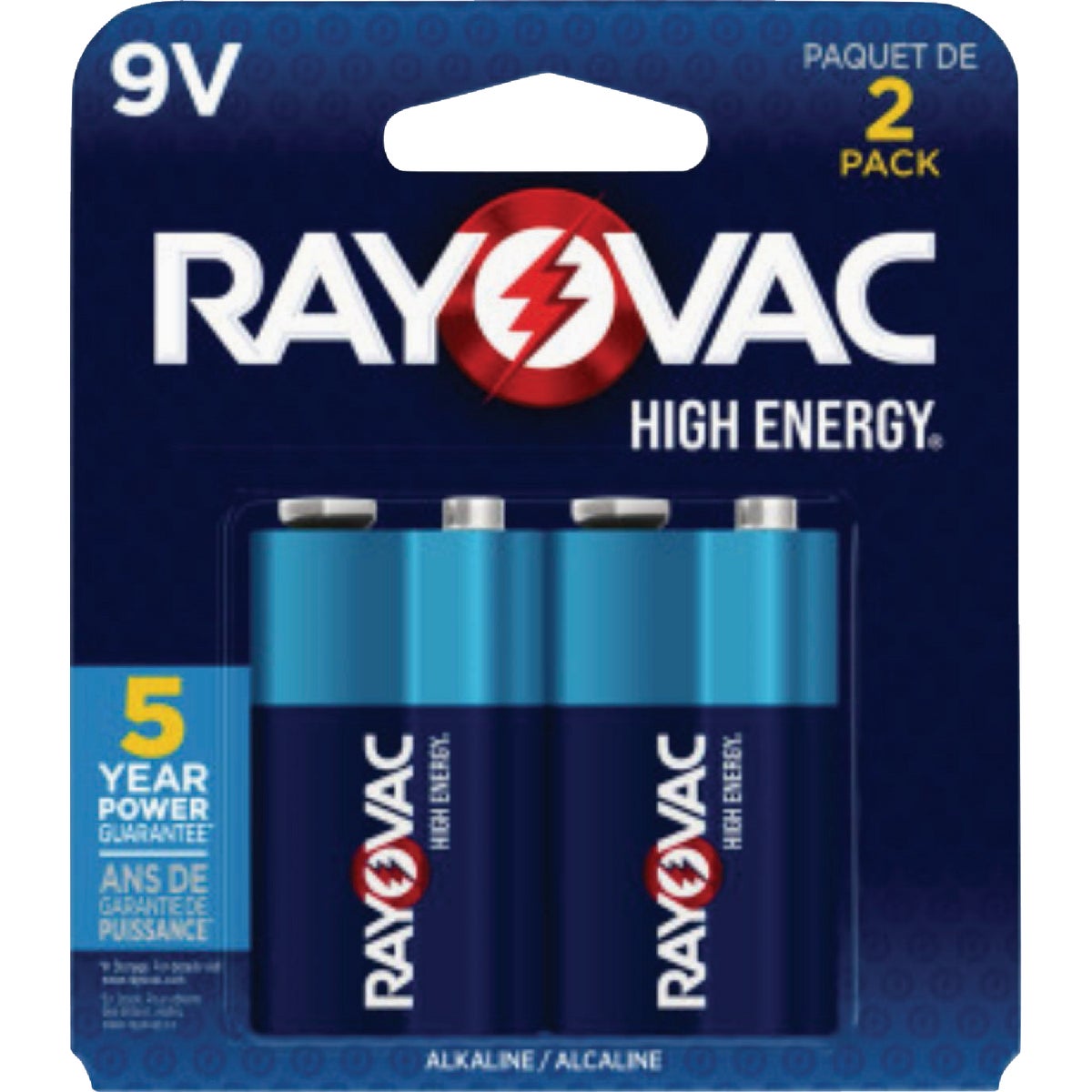 Rayovak 9V Alkaline Battery (2-Pack)