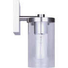 Canarm Britton 2-Light Brushed Nickel Vanity Bath Light Fixture, Clear Glass Image 5