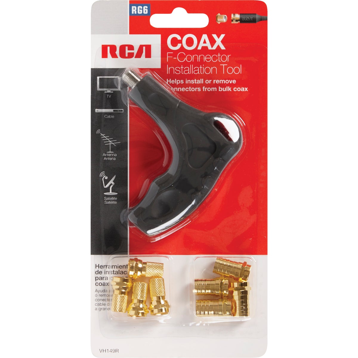 RCA 7.8 In. Plastic F-Connector Installation Tool Image 2