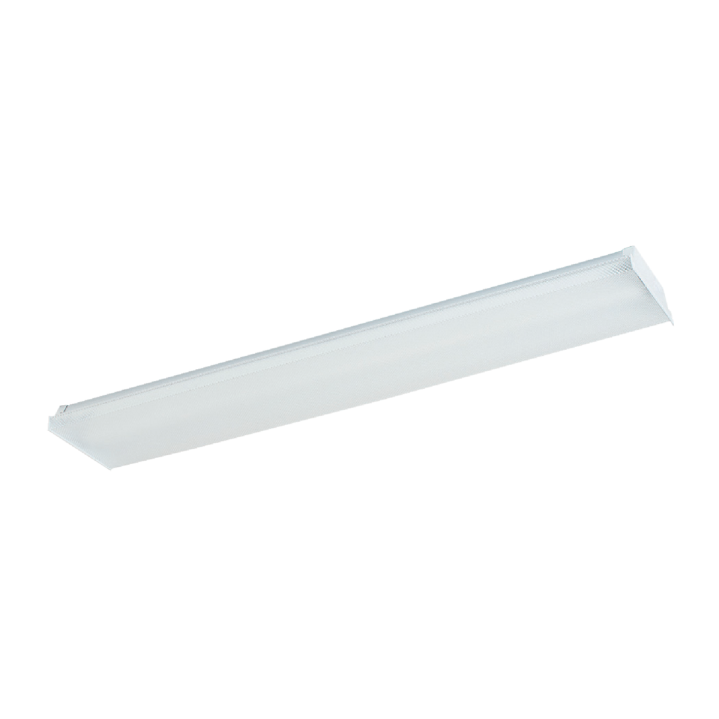 Metalux 4 Ft. 2-Bulb Fluorescent Wraparound Ceiling Light Fixture Image 1