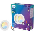 Philips 6 In. 11.5W Selectable CCT White LED Retrofit Recessed Light Kit (2-Pack) Image 1
