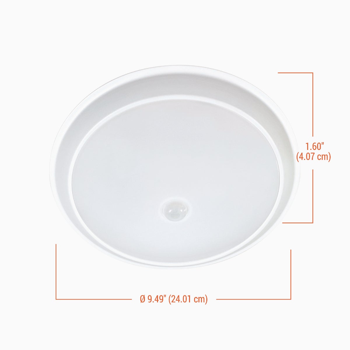 Halo 9 In. 5CCT Low Profile LED Disc Light with Motion Sensor Image 4