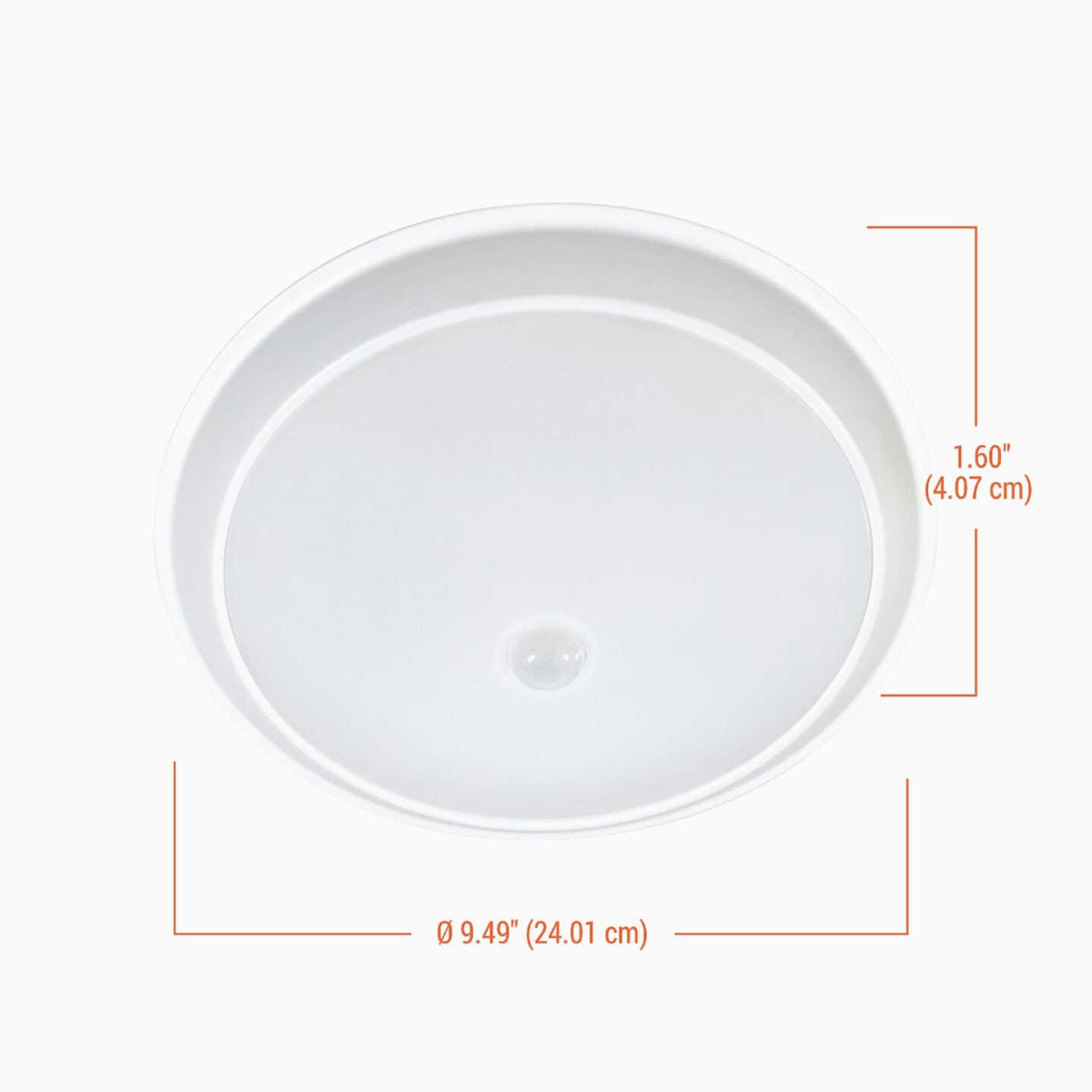 Halo 9 In. 5CCT Low Profile LED Disc Light with Motion Sensor Image 4
