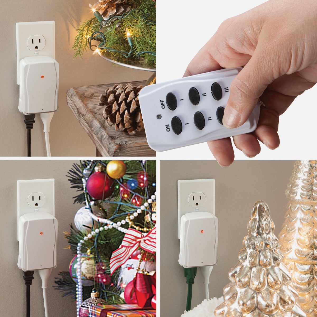 Prime 80 Ft. Range White Wireless Switch with Remote Control (3-Pack) Image 2