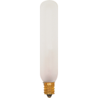 Satco 15W Frosted Candelabra Base Soft White T6 Incandescent Tubular Appliance Light Bulb (2-Pack) Image 1