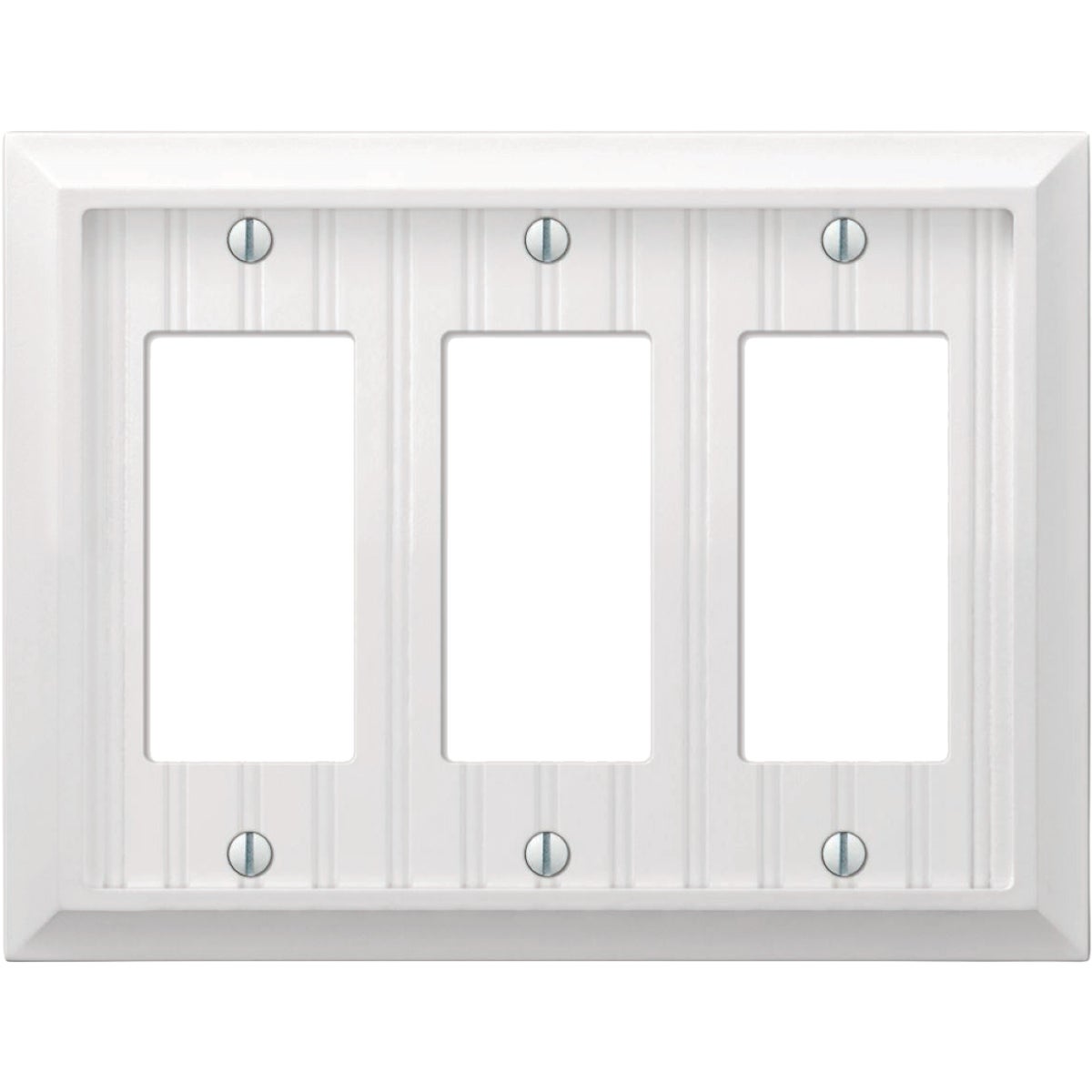 Amerelle Cottage 2-Gang White BMC Wall Plate