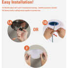 Halo 8 In. CCT LED Low Profile Round Flush Mount Ceiling Light Fixture Image 6