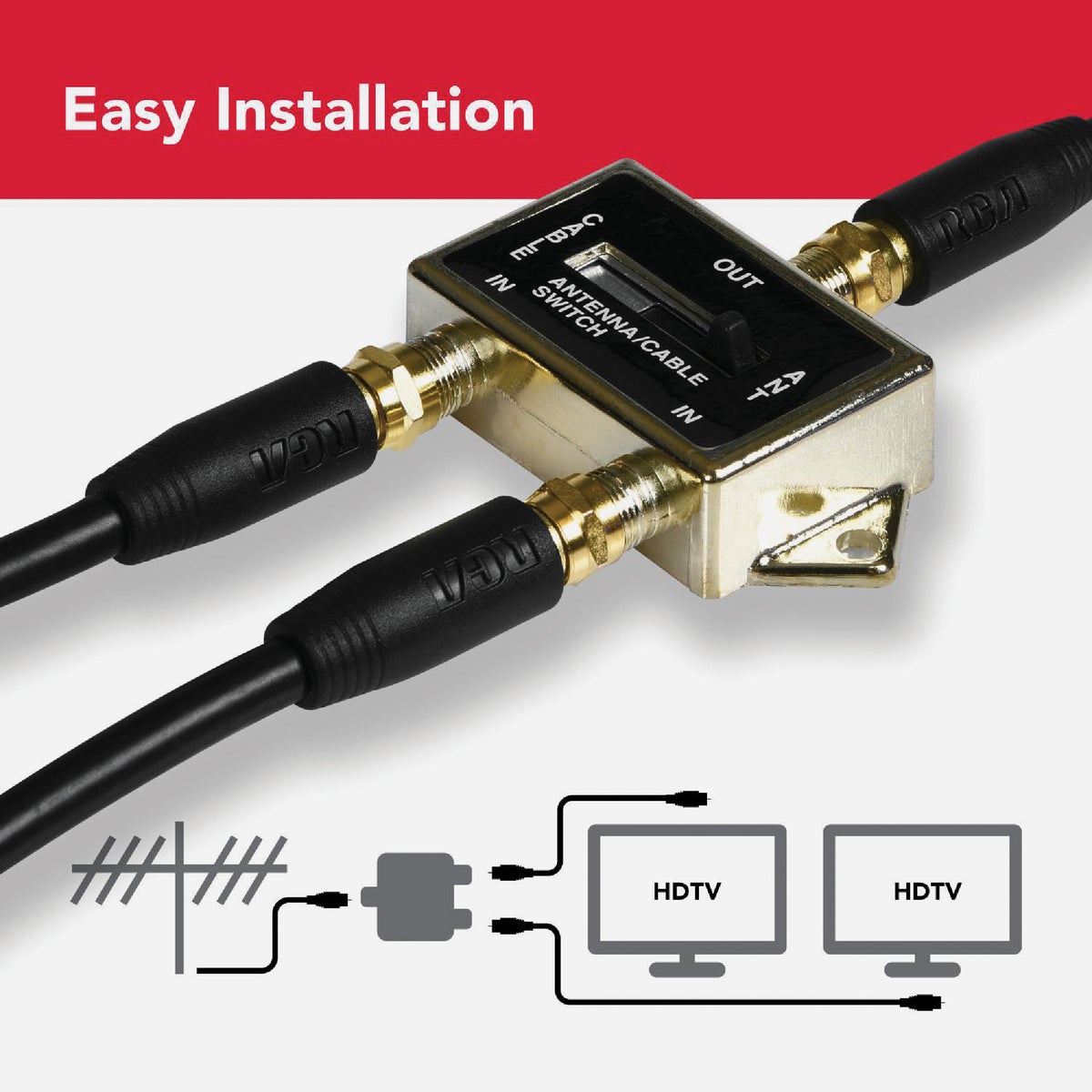 RCA A/B Coax Switch Image 2