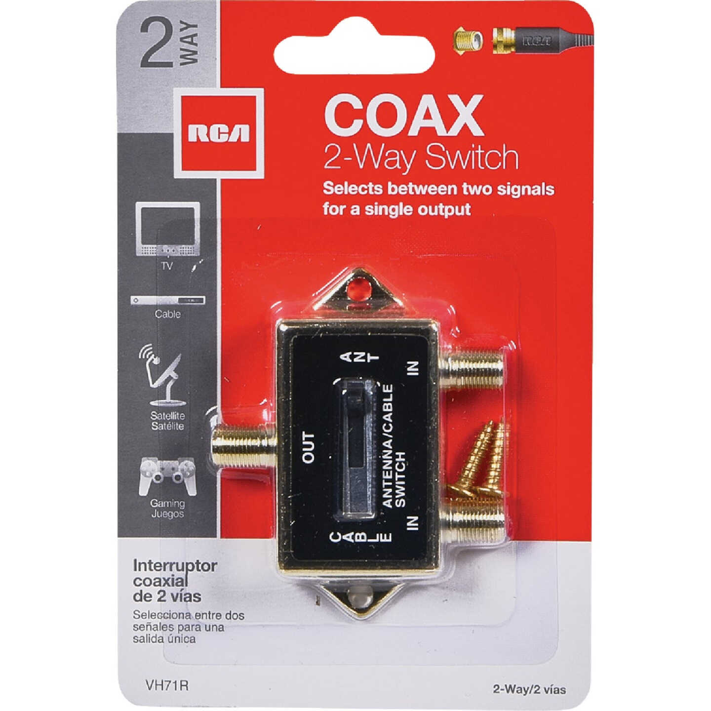 RCA A/B Coax Switch Image 1