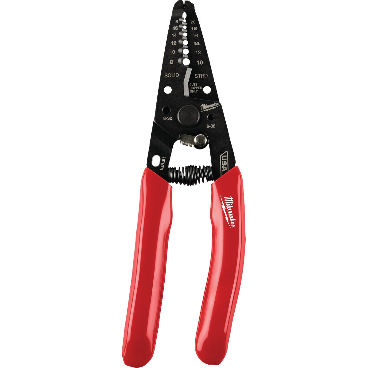 Milwaukee 8-20 AWG Dipped Grip Wire Stripper & Cutter
