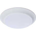 Satco Nuvo 7 In. White 60W Equivalent LED CCT-Selectable Disk Flush Mount Ceiling Light Fixture Image 1