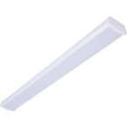 SATCO NUVO 40W LED 4 Ft. Ceiling Wrap Light Fixture CCT-Selectable White Finish Image 1
