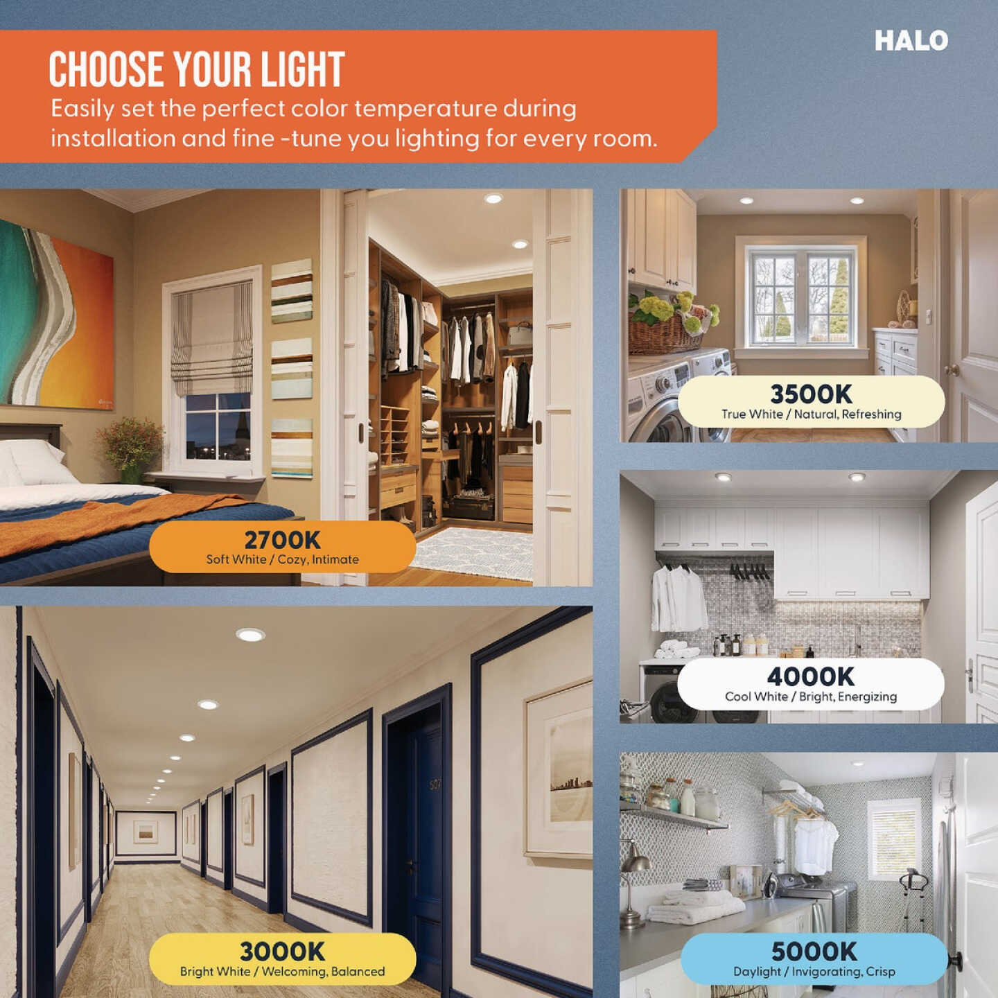 Halo 6 In. New Construction/Remodel Non-IC Rated LED Recessed Light Fixture (6-Pack) Image 6