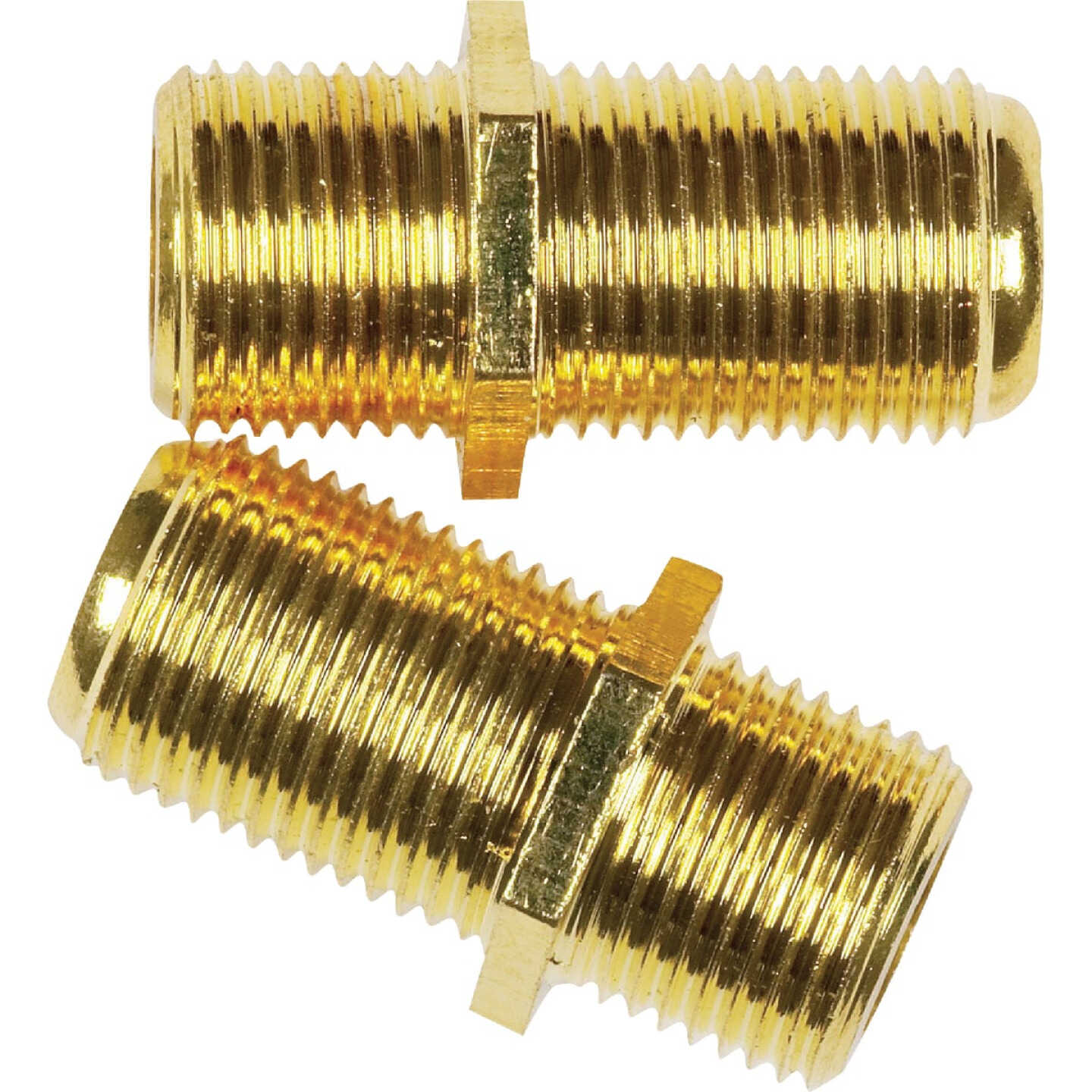 RCA In-Line Feed-Through Coax Connector (2-Pack) Image 3