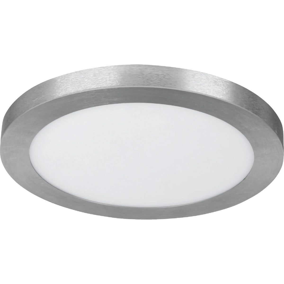 Feit Electric Edge-Lit 11 In. Nickel Round Disc 4-Way LED Flush Mount Light Image 5