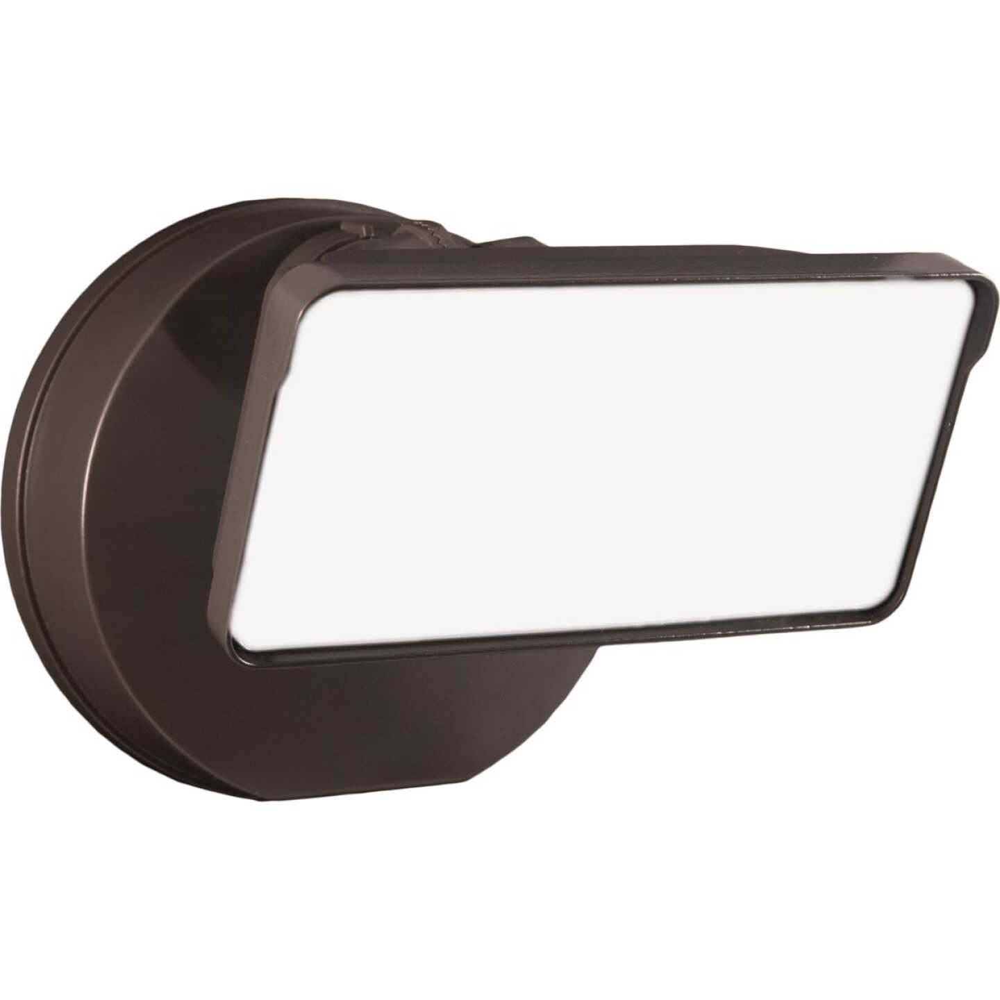 Halo Lumen Selectable Bronze Single Head LED Floodlight Fixture Image 1