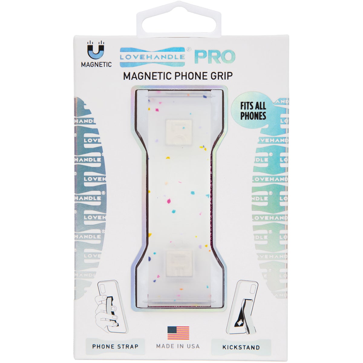 LoveHandle PRO Confetti Phone Grip Image 3