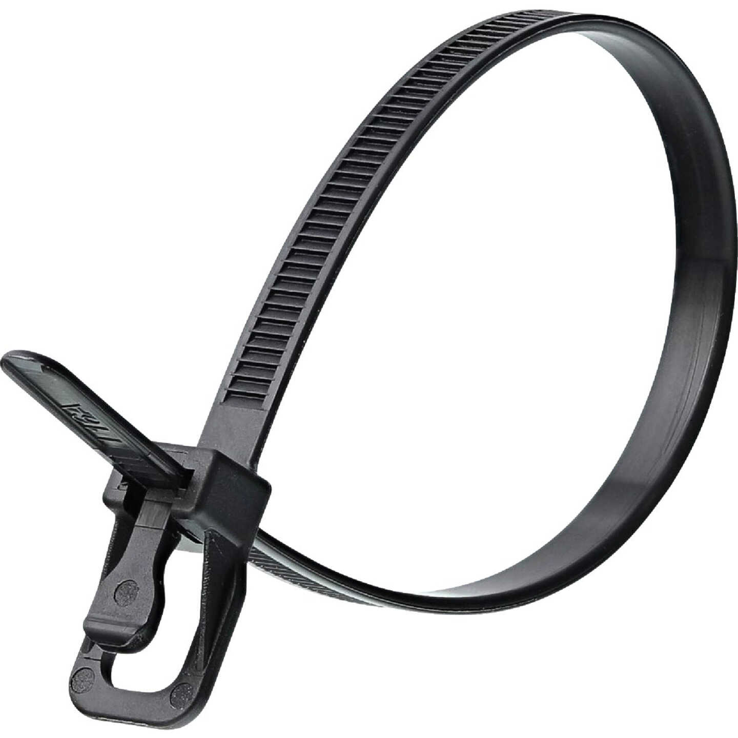 RETYZ EveryTie 10 In. Black Releasable Tie (100-Pack) Image 1