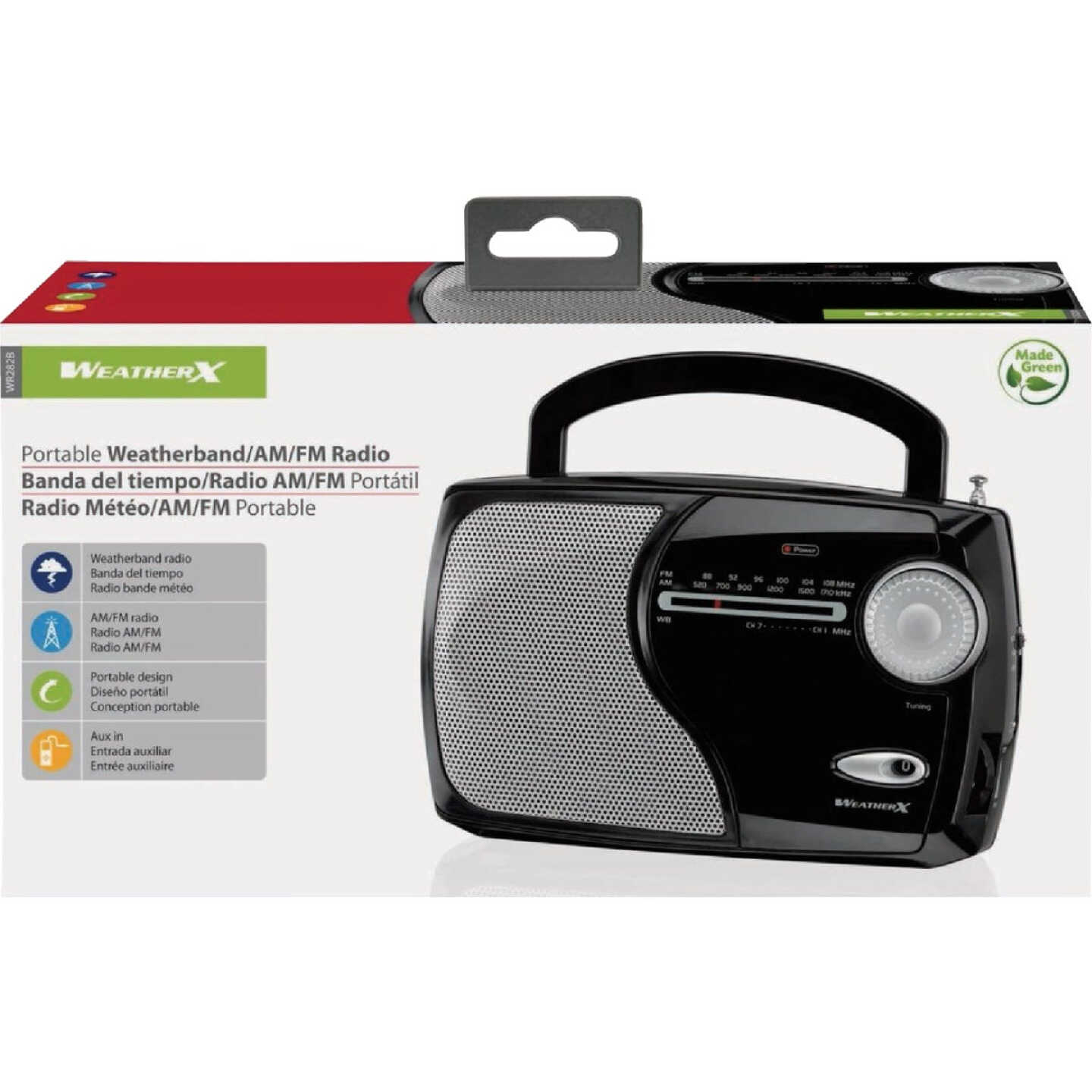 WeatherX AM/FM Weatherband Radio with Direct Tuning Image 3