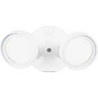 Halo Lumen Selectable White Twin Head LED Floodlight Fixture Image 1
