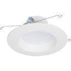 Halo 5 In./6 In. Retrofit IC Rated White LED CCT Selectable Recessed Light Kit Image 1