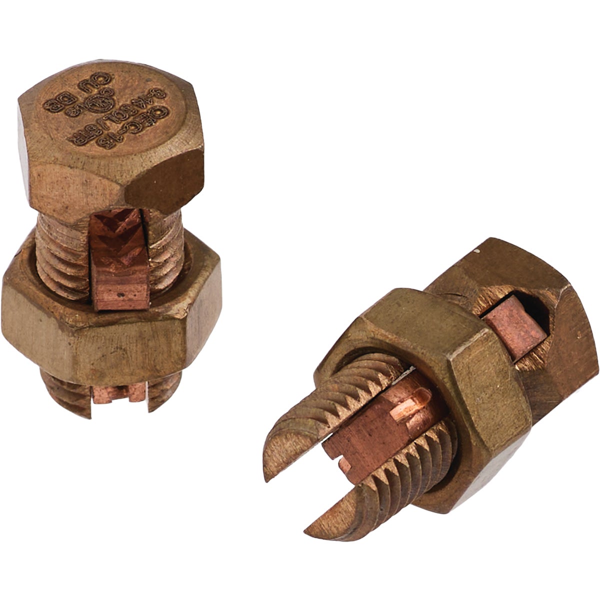 Southwire  #10 SOL/STR to #8 SOL/STR Copper Alloy Split Bolt Connector Image 3