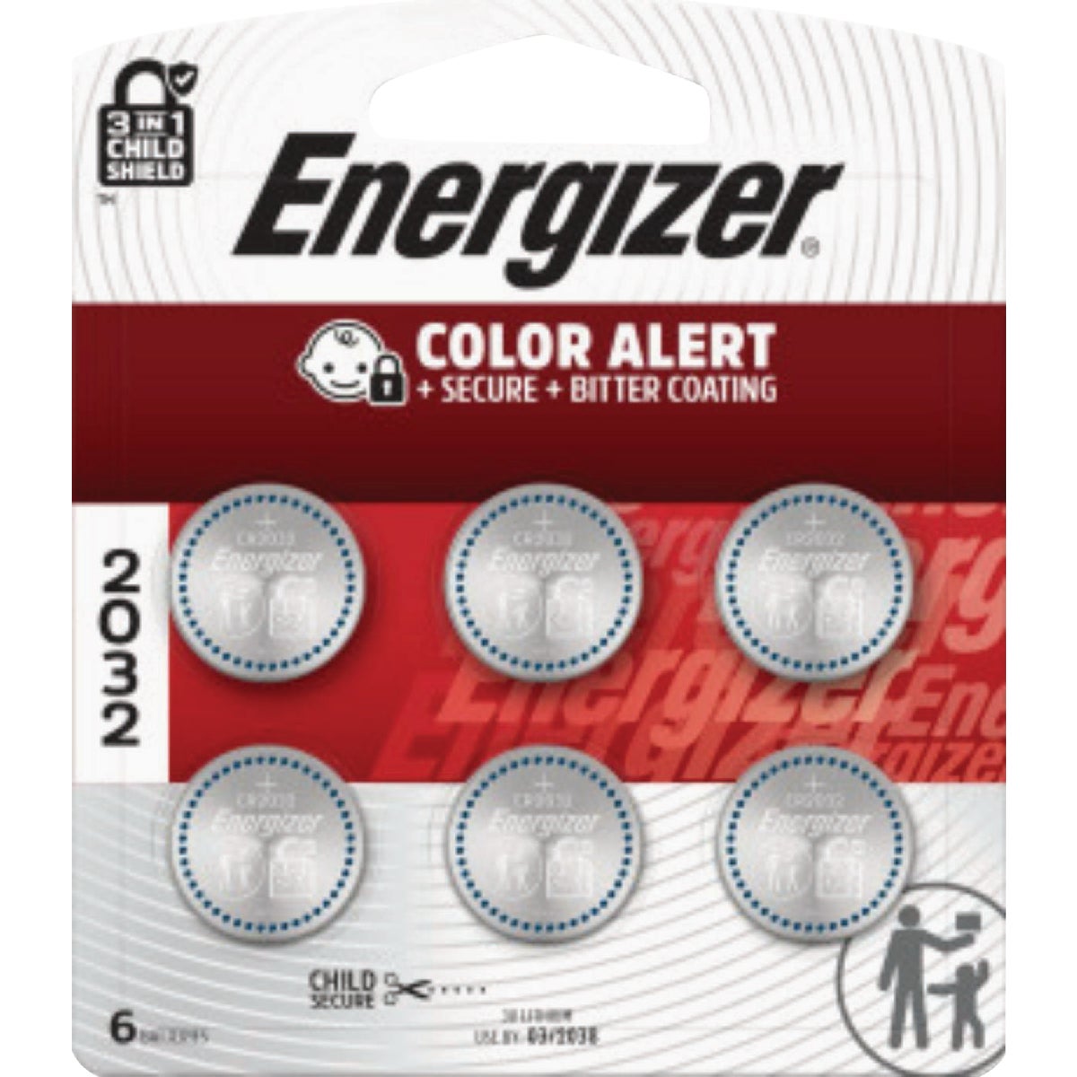 Energizer 2032 Lithium Battery (6-Pack)