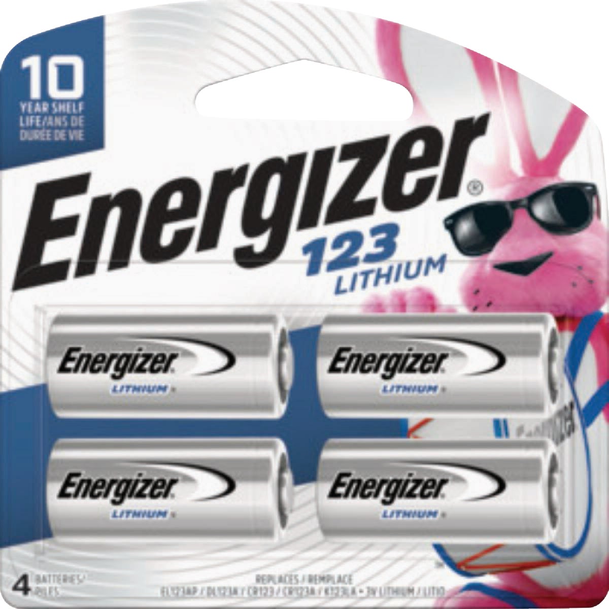 Energizer 123 Lithium Battery (4-Pack)