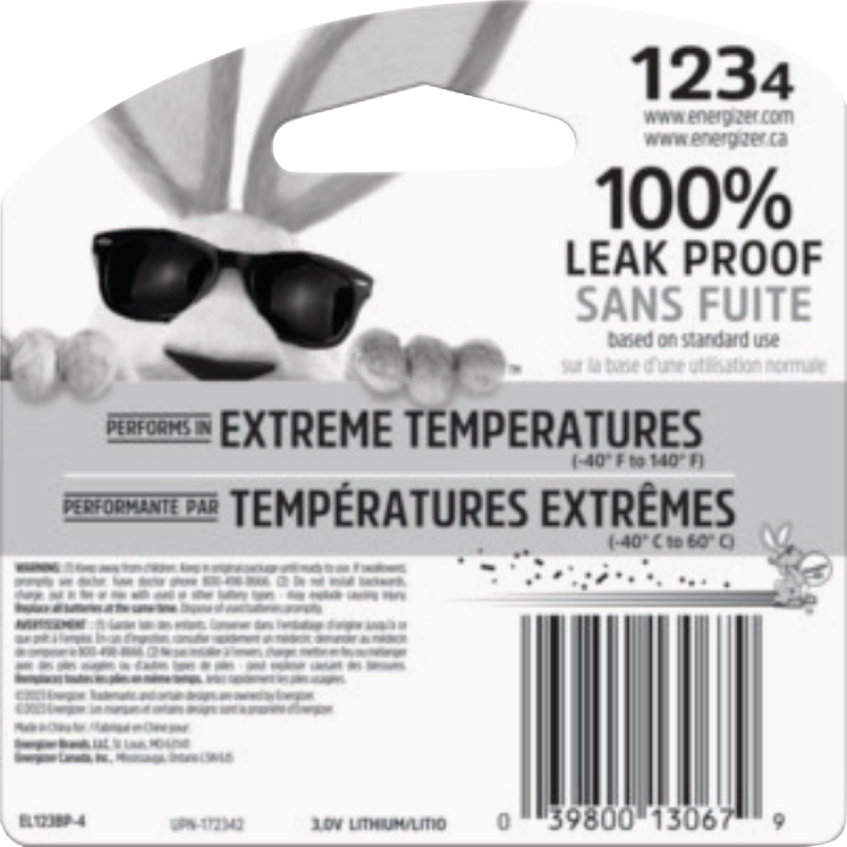 Energizer 123 Lithium Battery (4-Pack) Image 3
