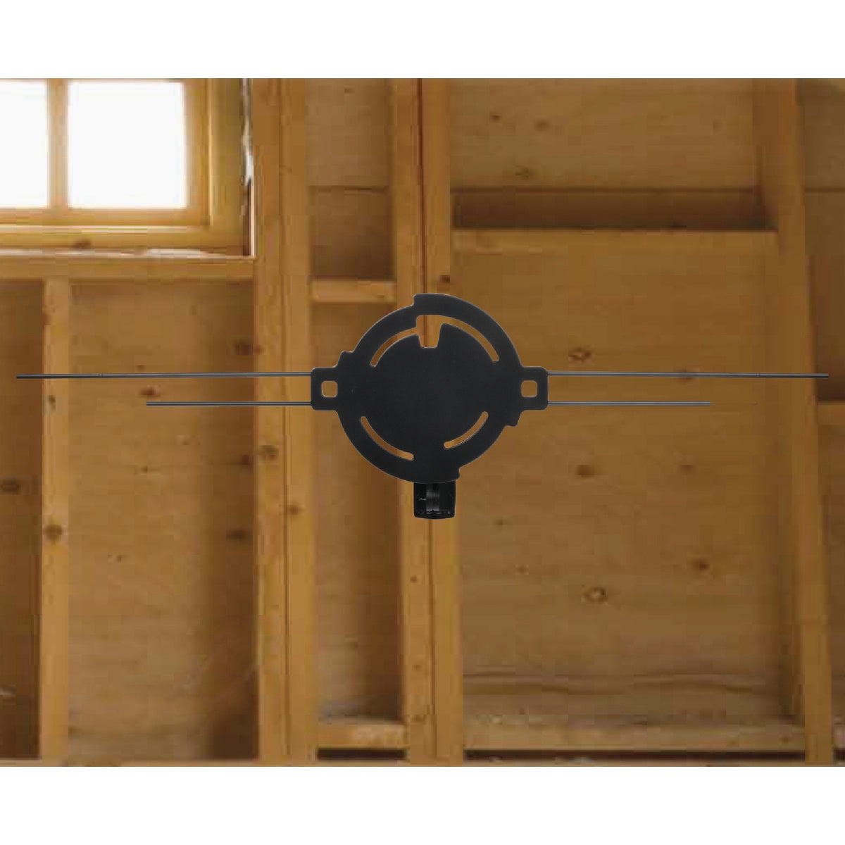 RCA Amplified Black Outdoor/Attic HD Multi-Directional Antenna Image 2
