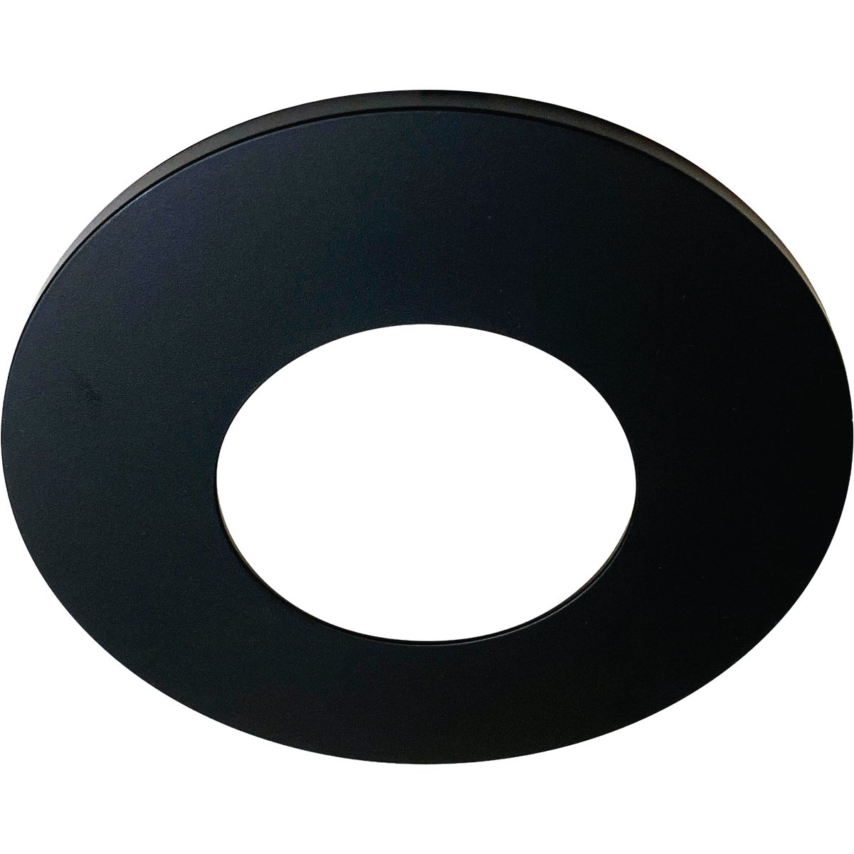 Halo 9 In. Matte Black Surface Mount Decorative Disc Overlay Image 1