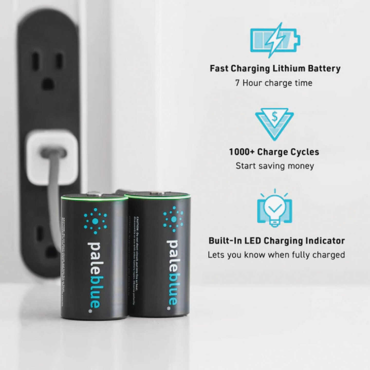 Paleblue D Lithium-Ion Rechargeable Battery (2-Pack) Image 4