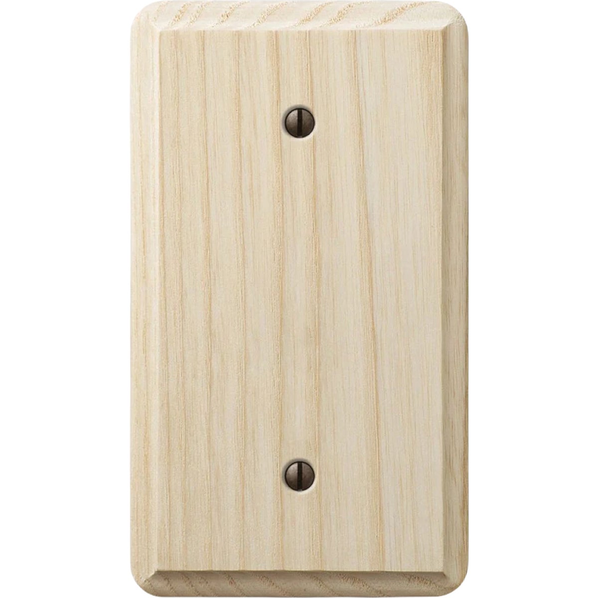Amerelle 1-Gang Ash Wood Contemporary Wall Plate