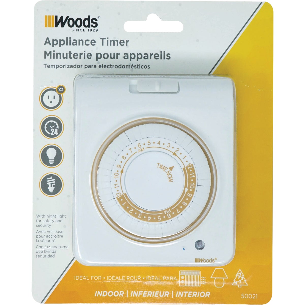 Southwire 2-Outlet Indoor Mechanical Timer