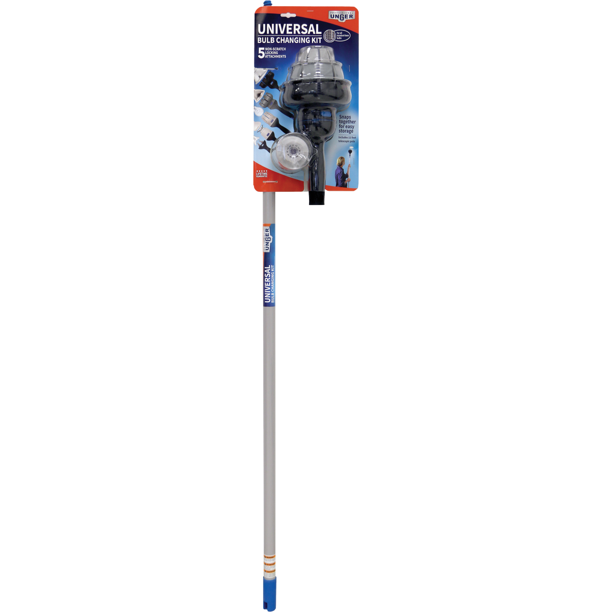 Unger Universal Bulb Changer Kit with 11 Ft. Pole Image 2