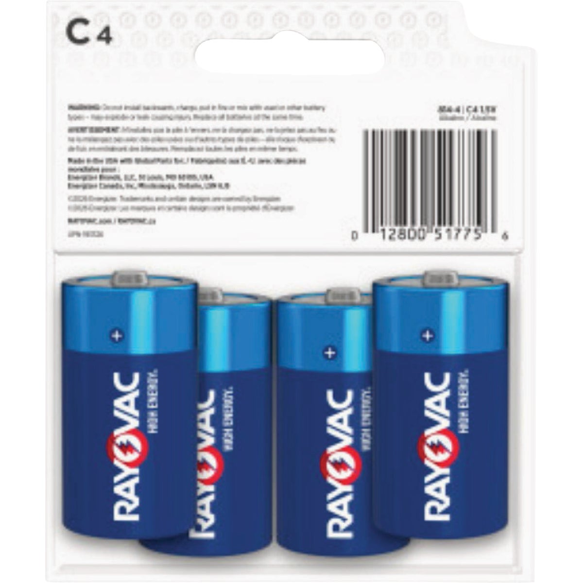 Rayovak C Alkaline Battery (4-Pack) Image 2