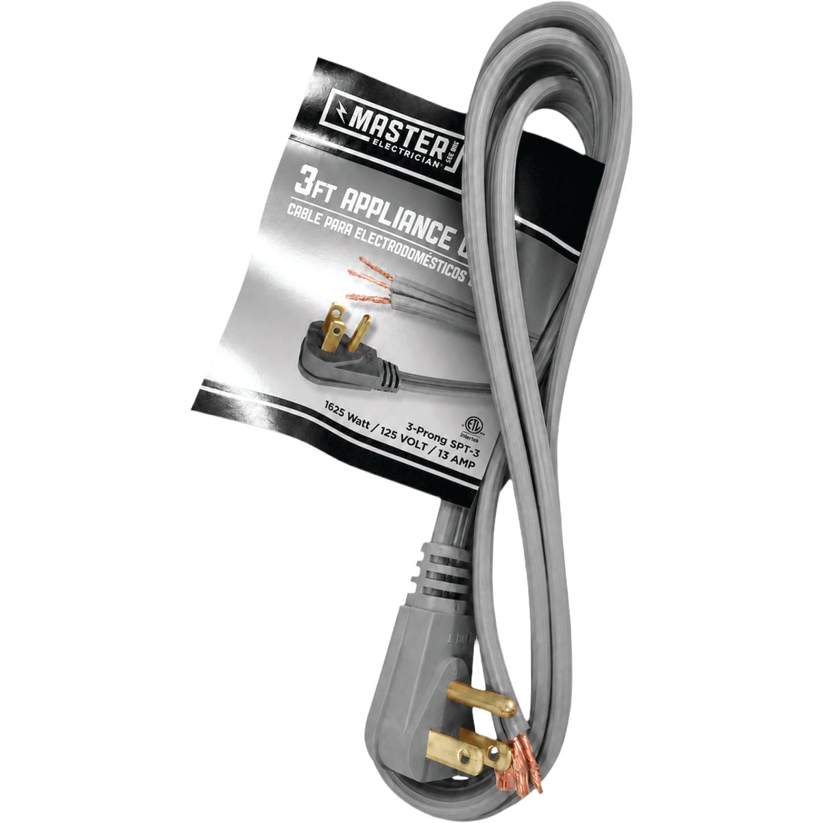Master Electrician 3 Ft. 16/3 13A Appliance Cord