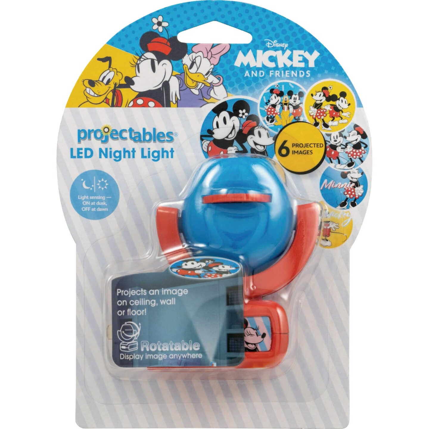Disney Projectables Minnie & Mickey LED Light Sensing Night Ligh. Image 1
