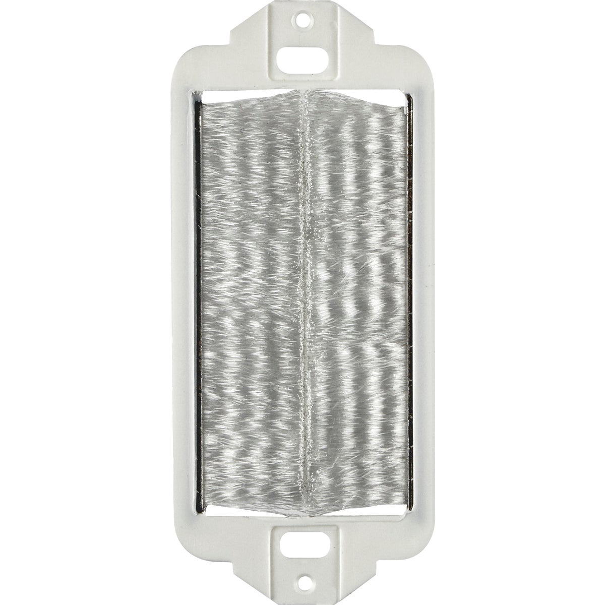 Leviton Decora White Brush Passthrough Wall Plate Insert