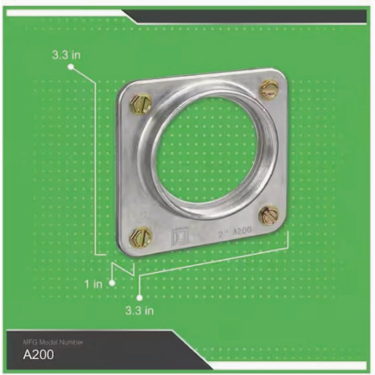 Square D 2 In. Hub for Square D Meter Sockets and CSEDs with A Openings Image 2