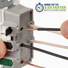 Leviton Lever Edge White 20A Commercial Grade 5-15R Tamper Resistant Duplex Outlet Image 2
